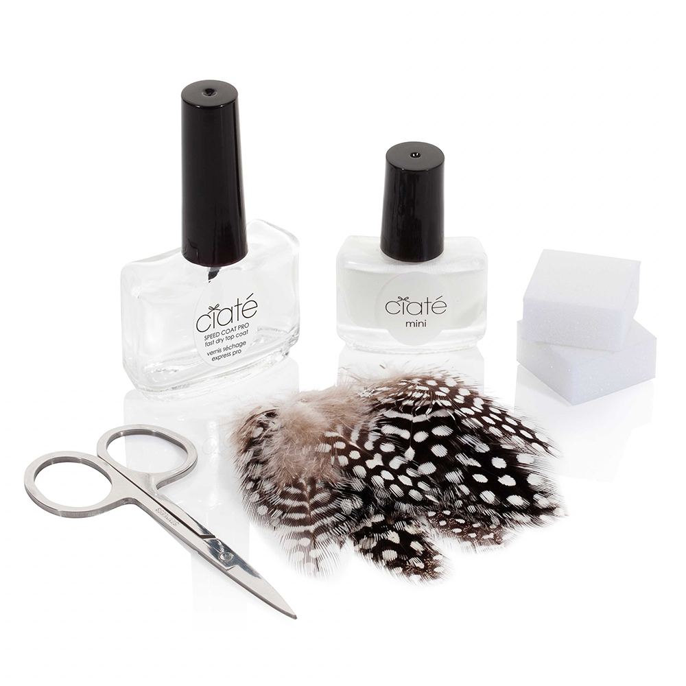 feathered manicure - what a hoot PRODUCT