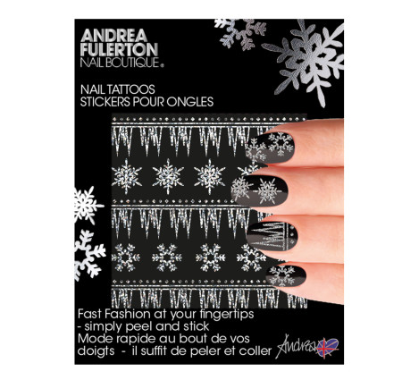 Andrea Fulerton -  Snowflake Nail Tattoo