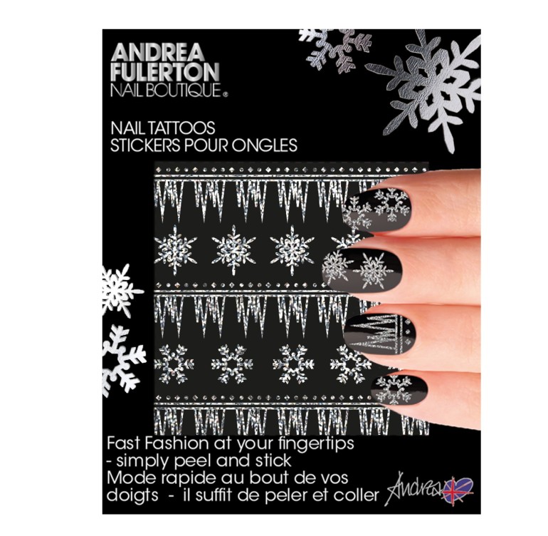 Andrea Fulerton - Snowflake Nail Tattoo