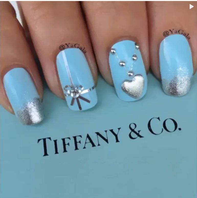 Nail Art Tiffany 