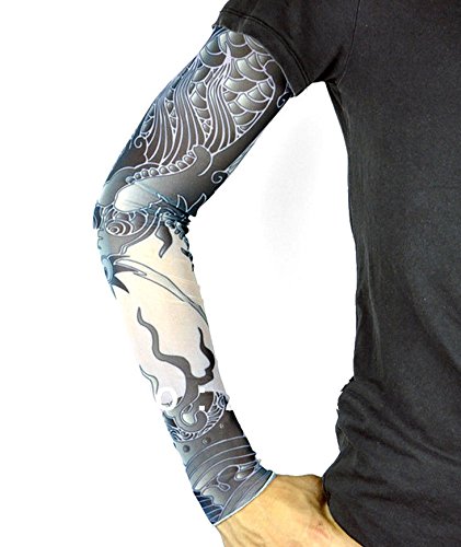 fake sleeve tattoo Amazon