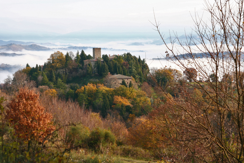 Castello di Petroia - Panoramica