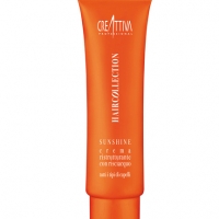 HC Sunshine – Crema Ristrutturante (150 ml, euro 14,50, nei migliori parrucchieri e nei saloni Evos parrucchieri) di Creattiva Professional