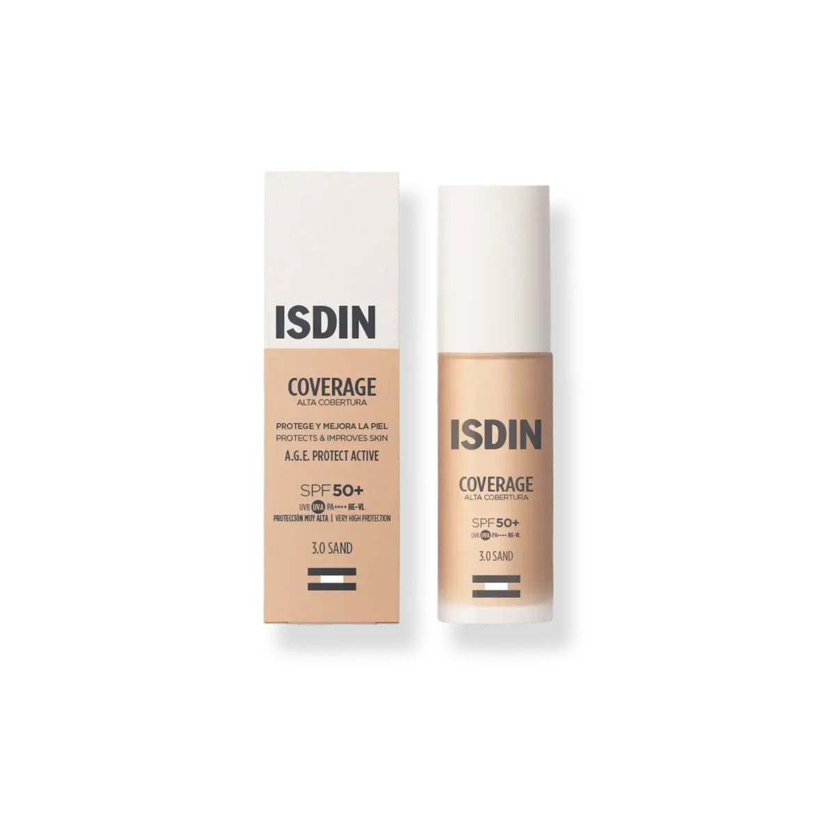 ISDIN Coverage, colore modulabile e SPF 50+ nella base viso